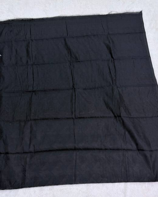 Soft Dhakai Jamdani Saree in Black
