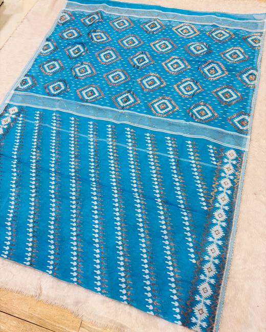 Hand Katdana Dhakai Jamdani Saree — ₹2,000 – ₹2,999